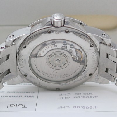 26987645e - CARL F. BUCHERER Armbanduhr Patravi in Stahl Referenz 10616.08, Schweiz um 2006, ...