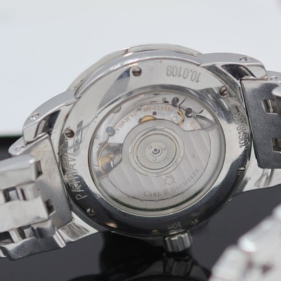 26987645f - CARL F. BUCHERER Armbanduhr Patravi in Stahl Referenz 10616.08, Schweiz um 2006, ...