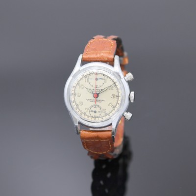 Image PIERCE seltener, verschraubter Schaltradchronograph, Handaufzug, Schweiz um 1950, ...