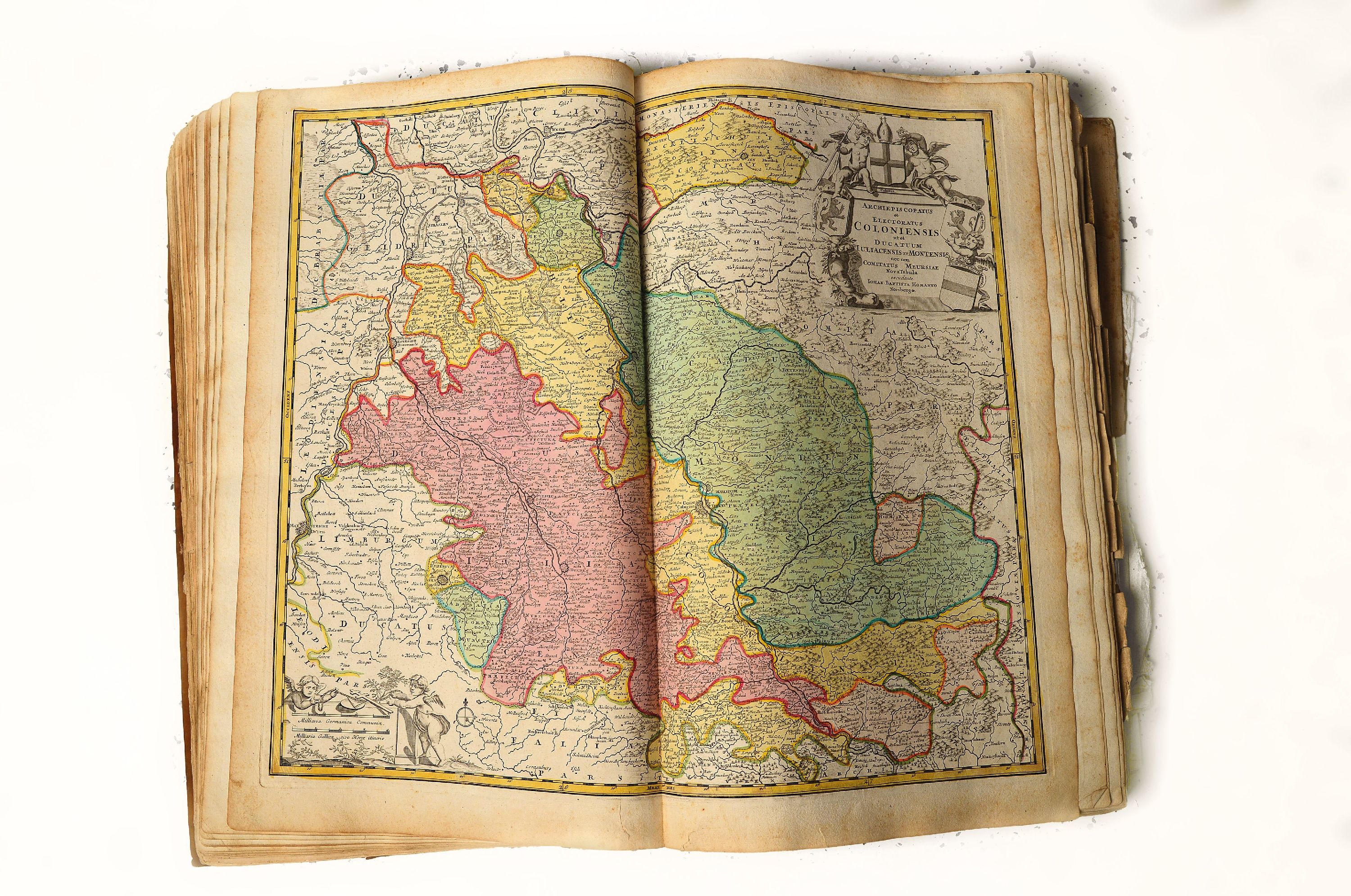 Image 26987780 - Atlas Geographicus: Johann Baptist Homann (1664-1724), Nürnberg, 1720-50, 82 gebundene ...
