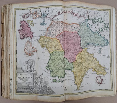 26987780i - Atlas Geographicus: Johann Baptist Homann (1664-1724), Nürnberg, 1720-50, 82 gebundene ...