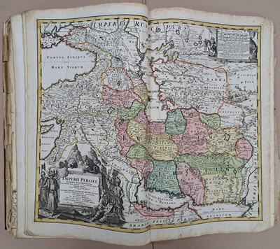 26987780j - Atlas Geographicus: Johann Baptist Homann (1664-1724), Nürnberg, 1720-50, 82 gebundene ...