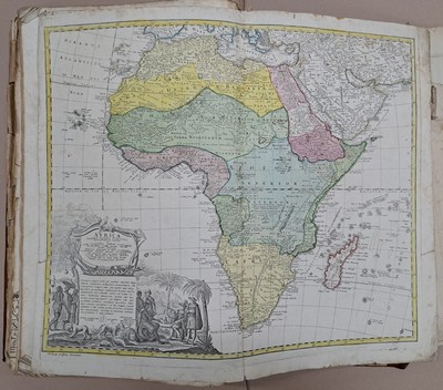 26987780k - Atlas Geographicus: Johann Baptist Homann (1664-1724), Nürnberg, 1720-50, 82 gebundene ...