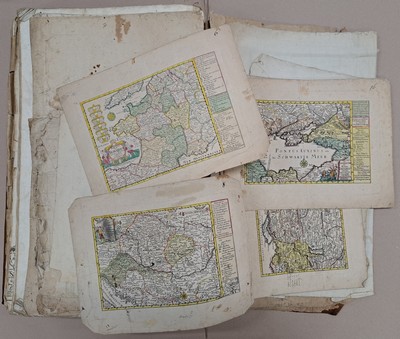 26987780l - Atlas Geographicus: Johann Baptist Homann (1664-1724), Nürnberg, 1720-50, 82 gebundene ...