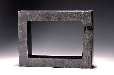 26987818k - Günter Braun, geb. 1954 Heidelberg, Granitskulptur, o.T., rechteckige Form mit voninnen ...