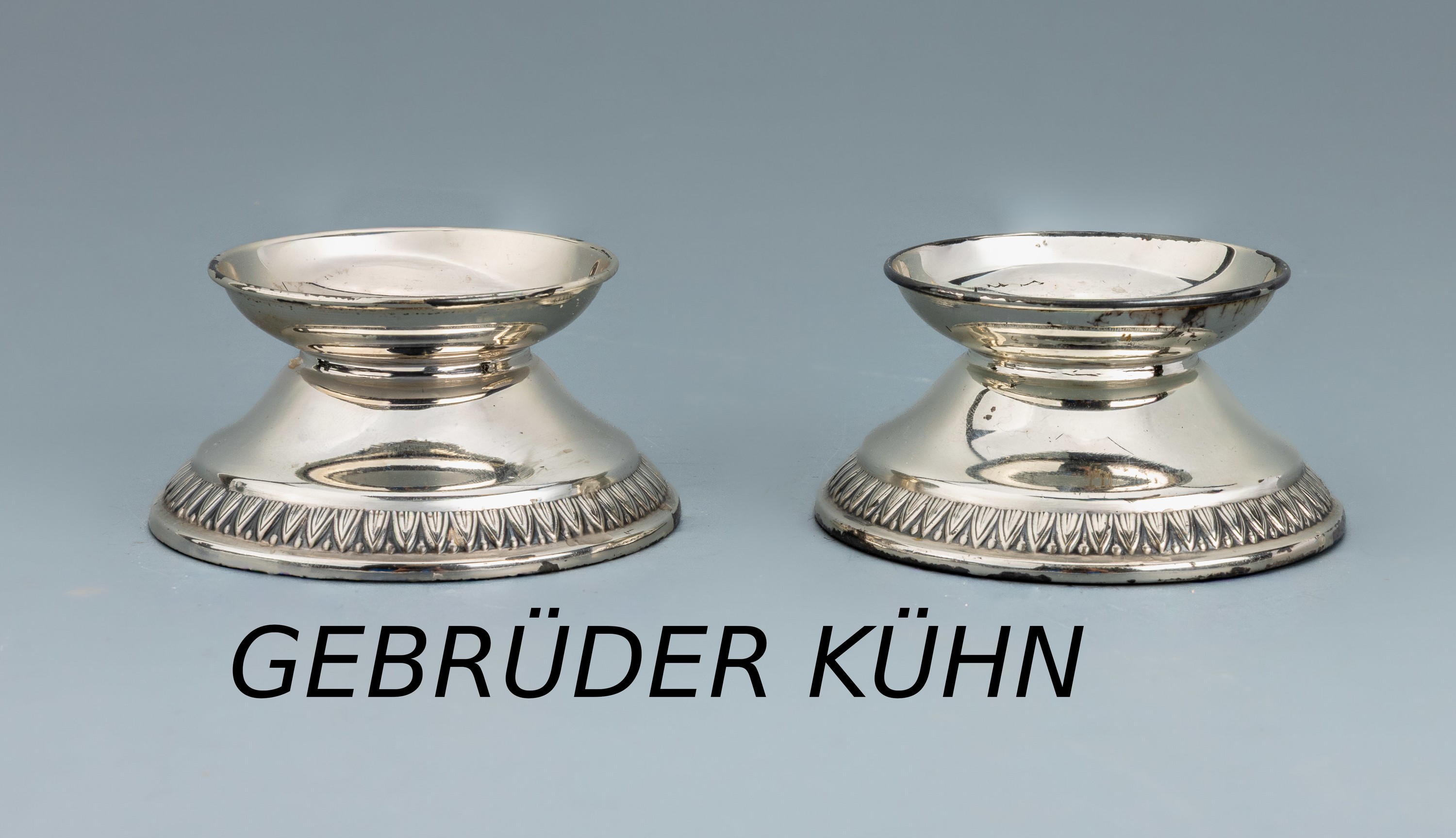 Image 26988044 - Set 2 Kerzenständer, 925er Silber, deutsch,1950er-60er Jahre, Fuß gefüllt, ...