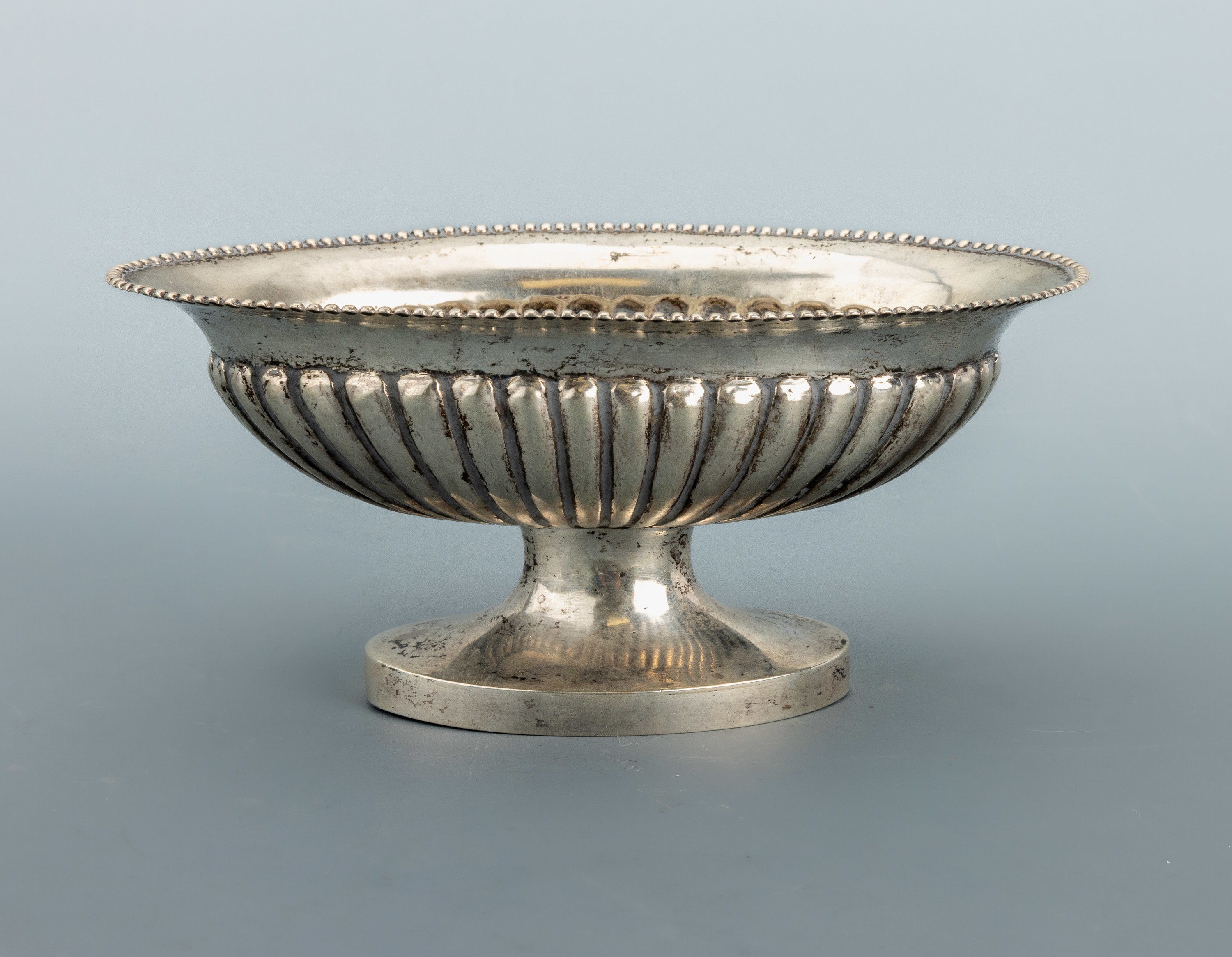 Image 26988049 - Anbietschale, 12-Lot Silber, Dresden, wohl um 1820, klassizistisch, reine Handarbeit, ...