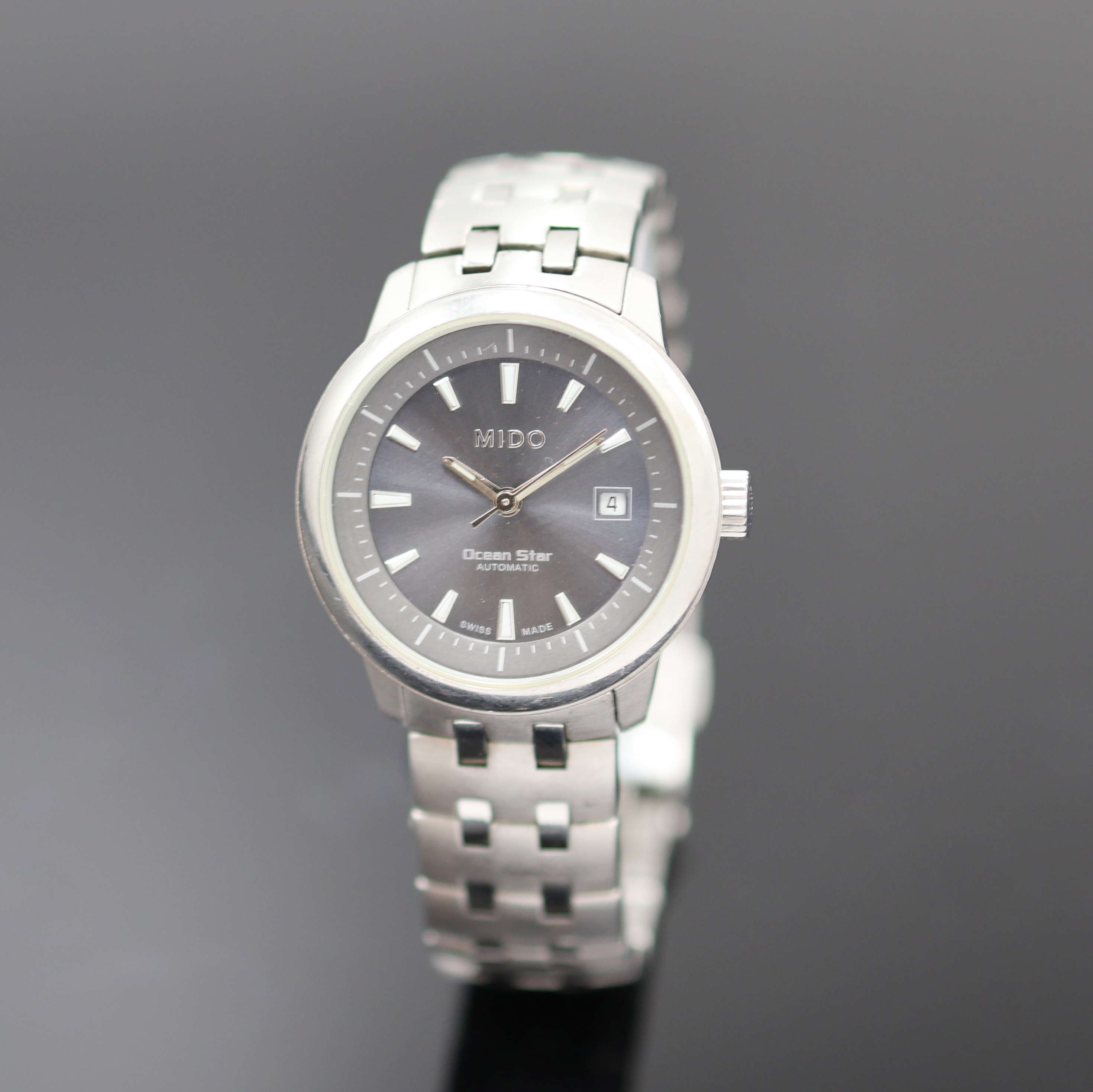 Image 26988310 - MIDO Ocean Star Armbanduhr in Edelstahl Referenz 7730, Schweiz um 2010, Automatik, ...