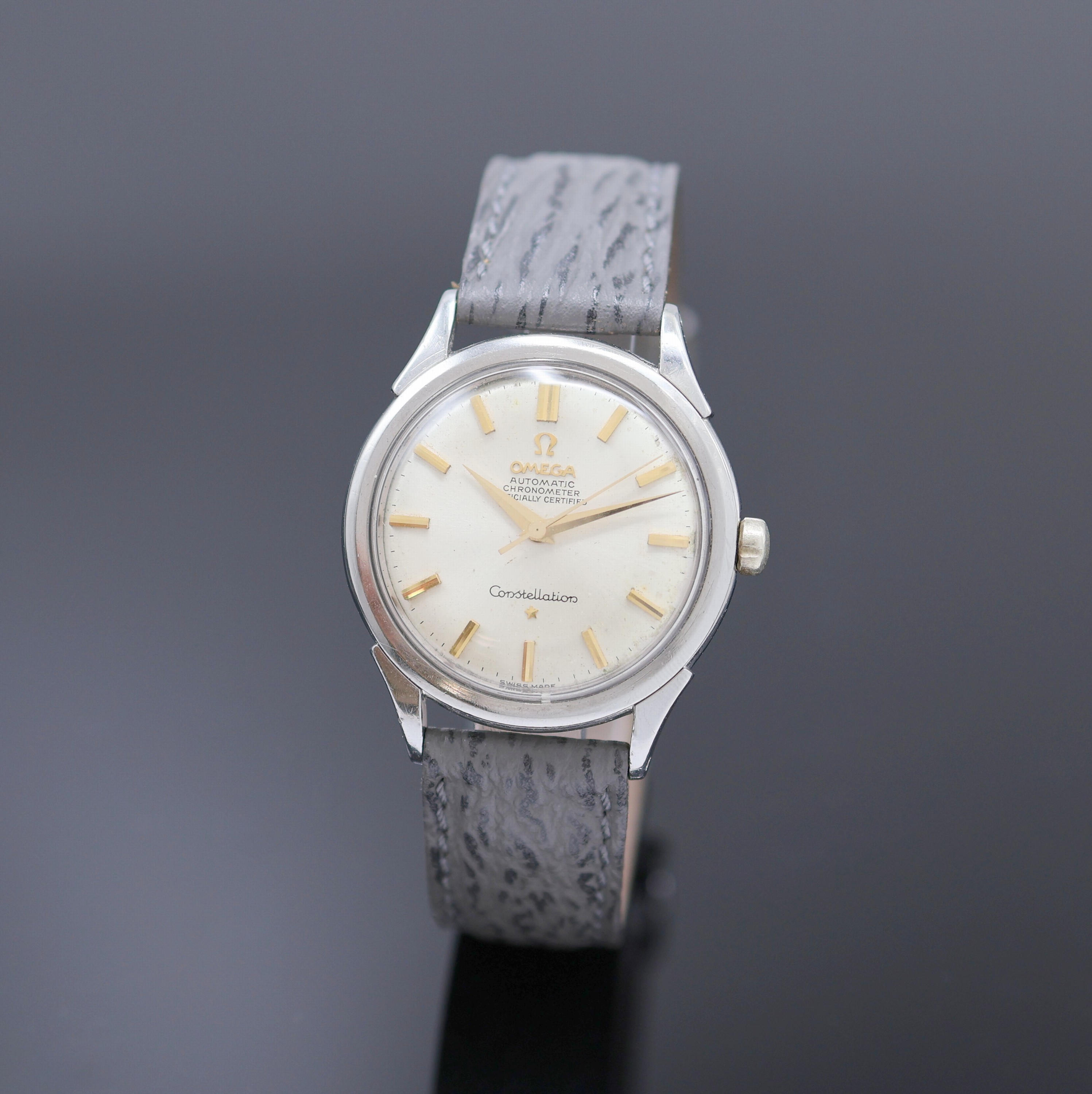 Image 26988312 - OMEGA Constellation Armbandchronometer in Edelstahl Referenz 2782-3SC, Schweiz um 1955, ...