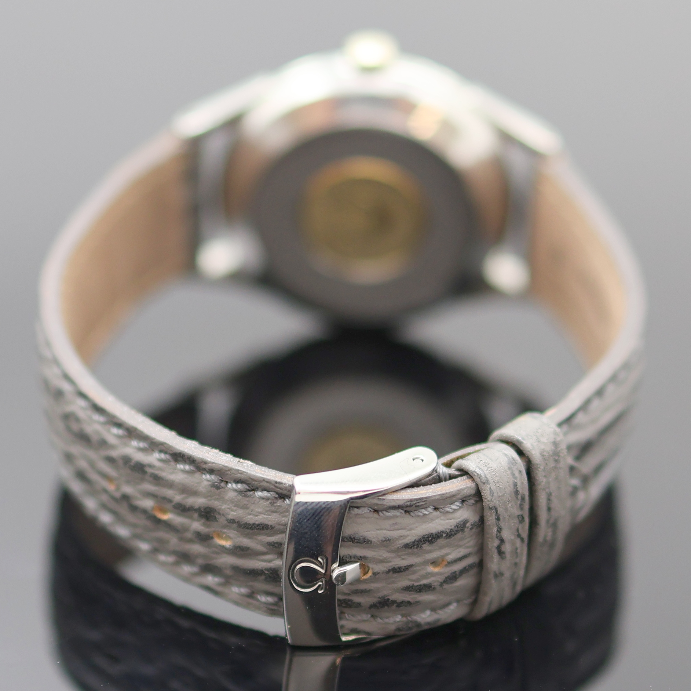 Detail b: OMEGA Constellation Armbandchronometer in Edelstahl Referenz 2782-3SC, Schweiz um 1955, Hammerautomatik, 2-teil. Geh., Lederband m. orig. Dornschl., ...