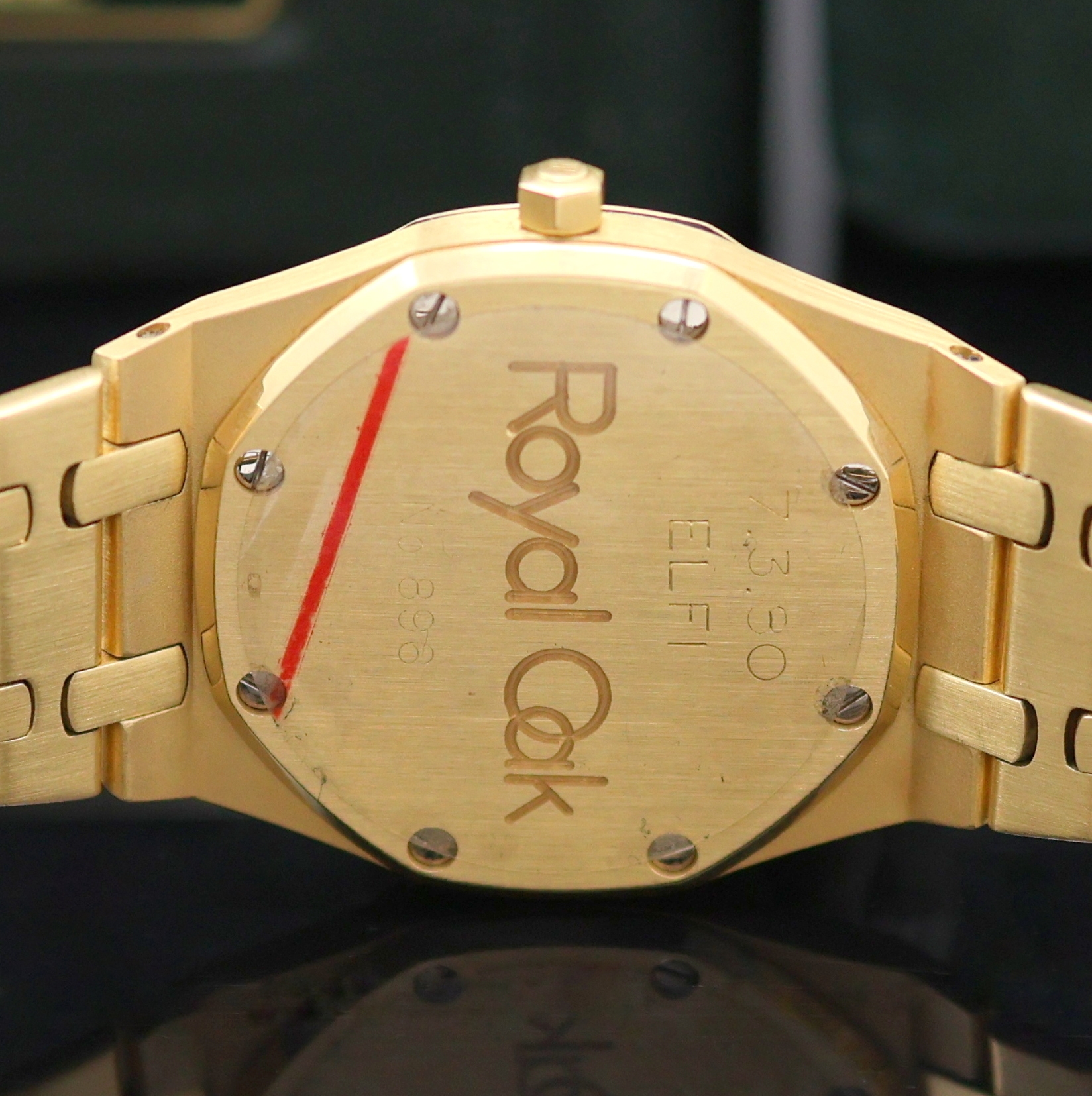 Detail f: AUDEMARS PIGUET Royal Oak selten gut erhaltene Armbanduhr in GG 750/000 Referenz 4100BA, Automatik, Schweiz um 1980, Design von Gerald Genta, inkl. ...