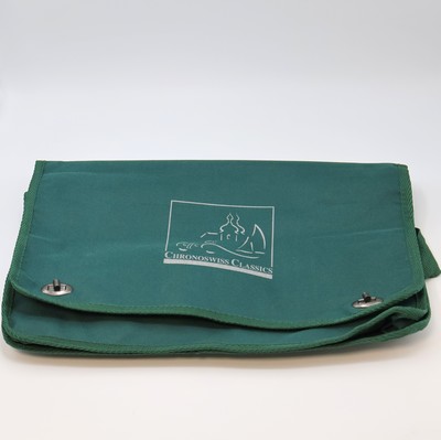 26988308b - Konvolut: CHRONOSWISS Classics neuwertige grüne Umhängetasche, 2 CHRONOSWISS Aluminium ...