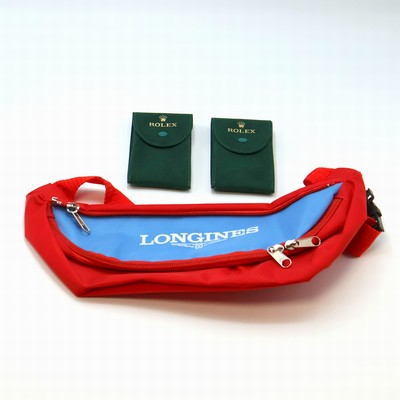 26988308c - Konvolut: CHRONOSWISS Classics neuwertige grüne Umhängetasche, 2 CHRONOSWISS Aluminium ...