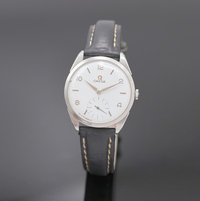 Image OMEGA Armbanduhr in Edelstahl Referenz 2900-5, Schweiz um 1960, Handaufzug, 2-teil. ...