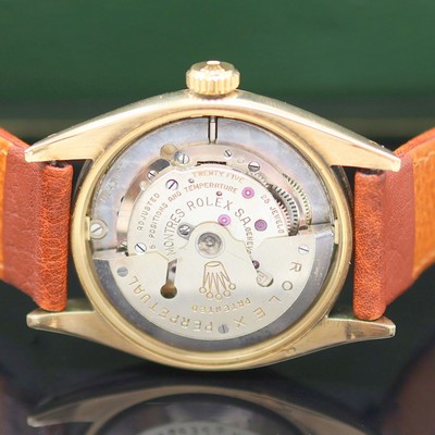 26988316e - ROLEX Oyster Perpetual Zephyr Armbandchronometer in GG 585/000 Referenz 6582, Schweiz um ...