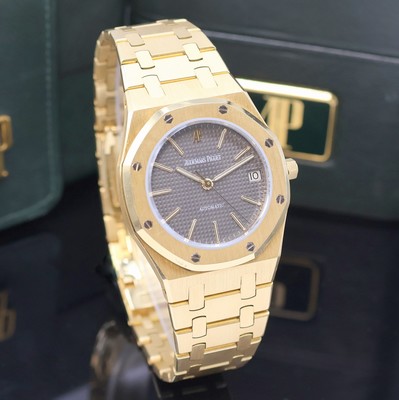 26988395b - AUDEMARS PIGUET Royal Oak selten gut erhaltene Armbanduhr in GG 750/000 Referenz 4100BA, ...