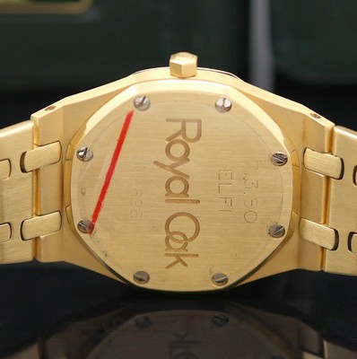 26988395f - AUDEMARS PIGUET Royal Oak selten gut erhaltene Armbanduhr in GG 750/000 Referenz 4100BA, ...