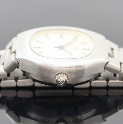 26988397c - GIRARD PERREGAUX frühe quarz Herrenarmbanduhr in Edelstahl Referenz 9575, Schweiz um ...