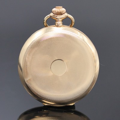 26988399a - Herrensavonette in GG 585/000, um 1930, guill. 2-Deckel Goldgeh. l. dell., verg. Cuv., ...