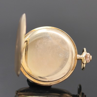 26988399d - Herrensavonette in GG 585/000, um 1930, guill. 2-Deckel Goldgeh. l. dell., verg. Cuv., ...