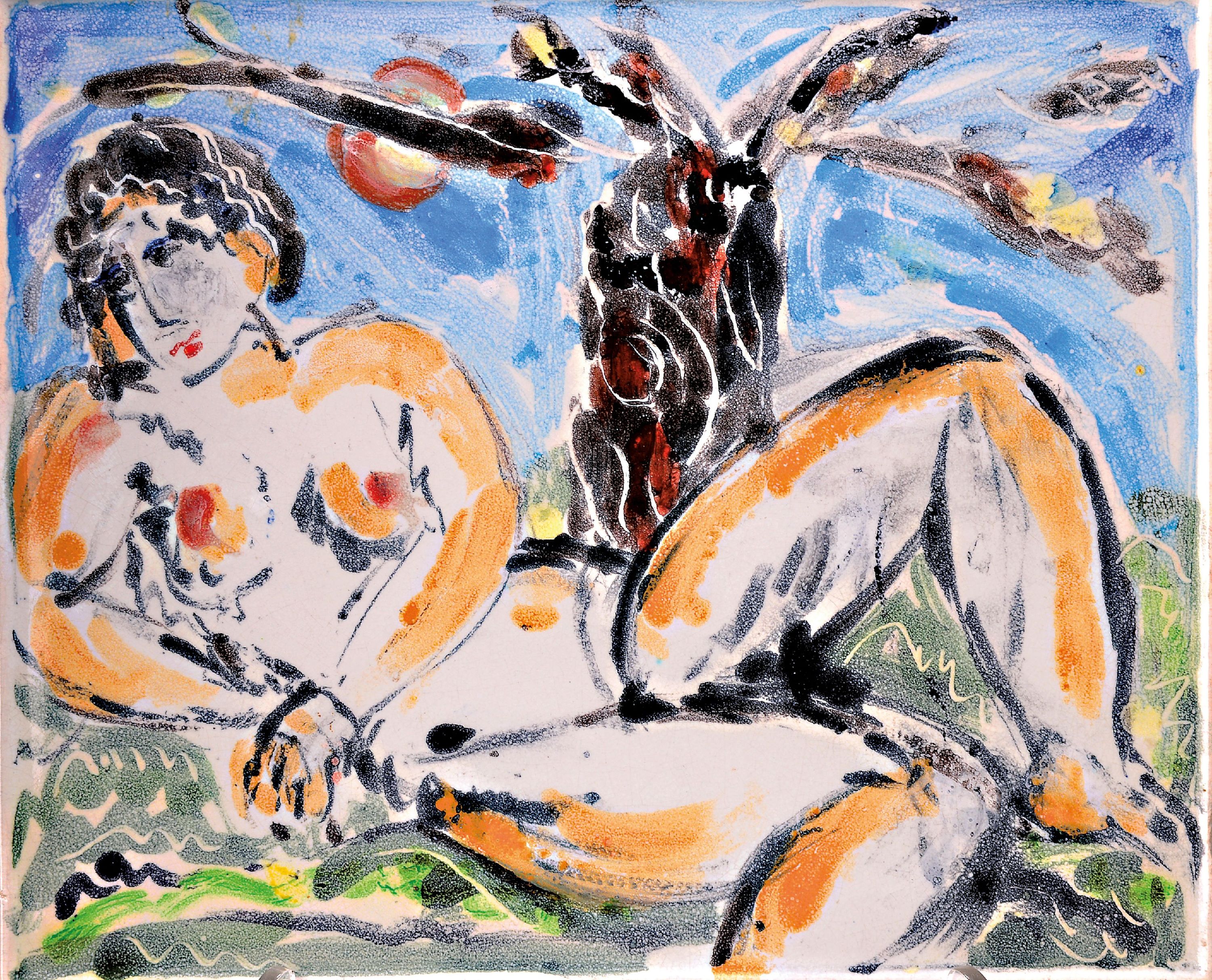 Image 26988433 - Elisabeth Mack-Usselmann, 1927 Karlsruhe- 2020, Meisterschülerin von Erich Heckel, ...