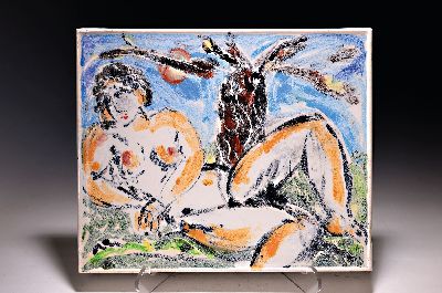 26988433k - Elisabeth Mack-Usselmann, 1927 Karlsruhe- 2020, Meisterschülerin von Erich Heckel, ...