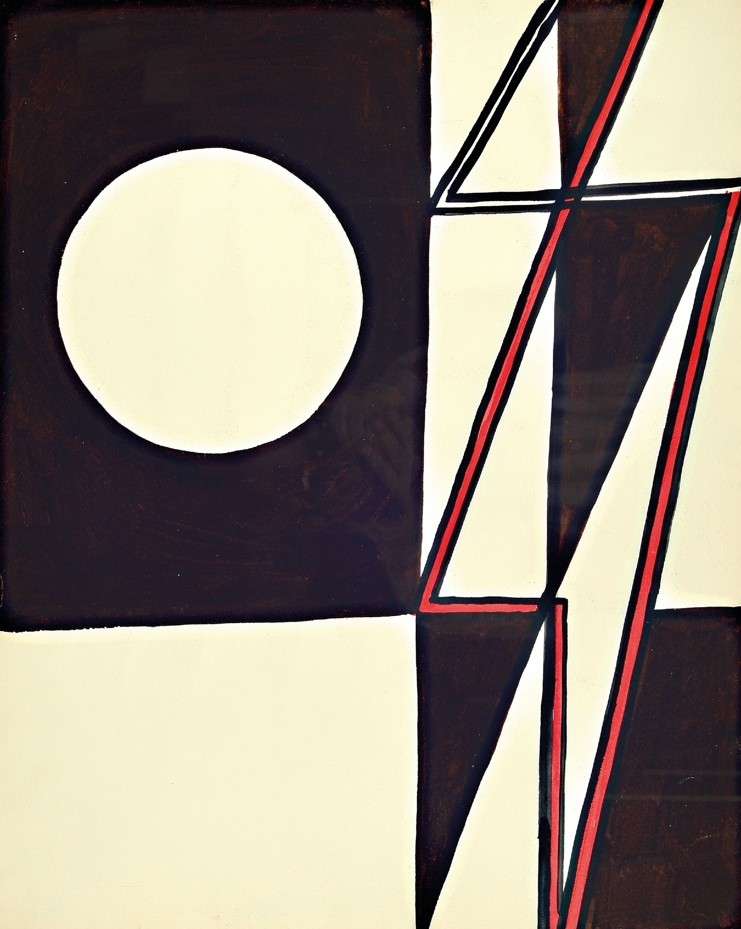 Image 26988761 - Ernst Geitlinger, 1895 Frankfurt/Main-1972 Seeshaupt, Kreis und Rechteck, Tempera auf ...