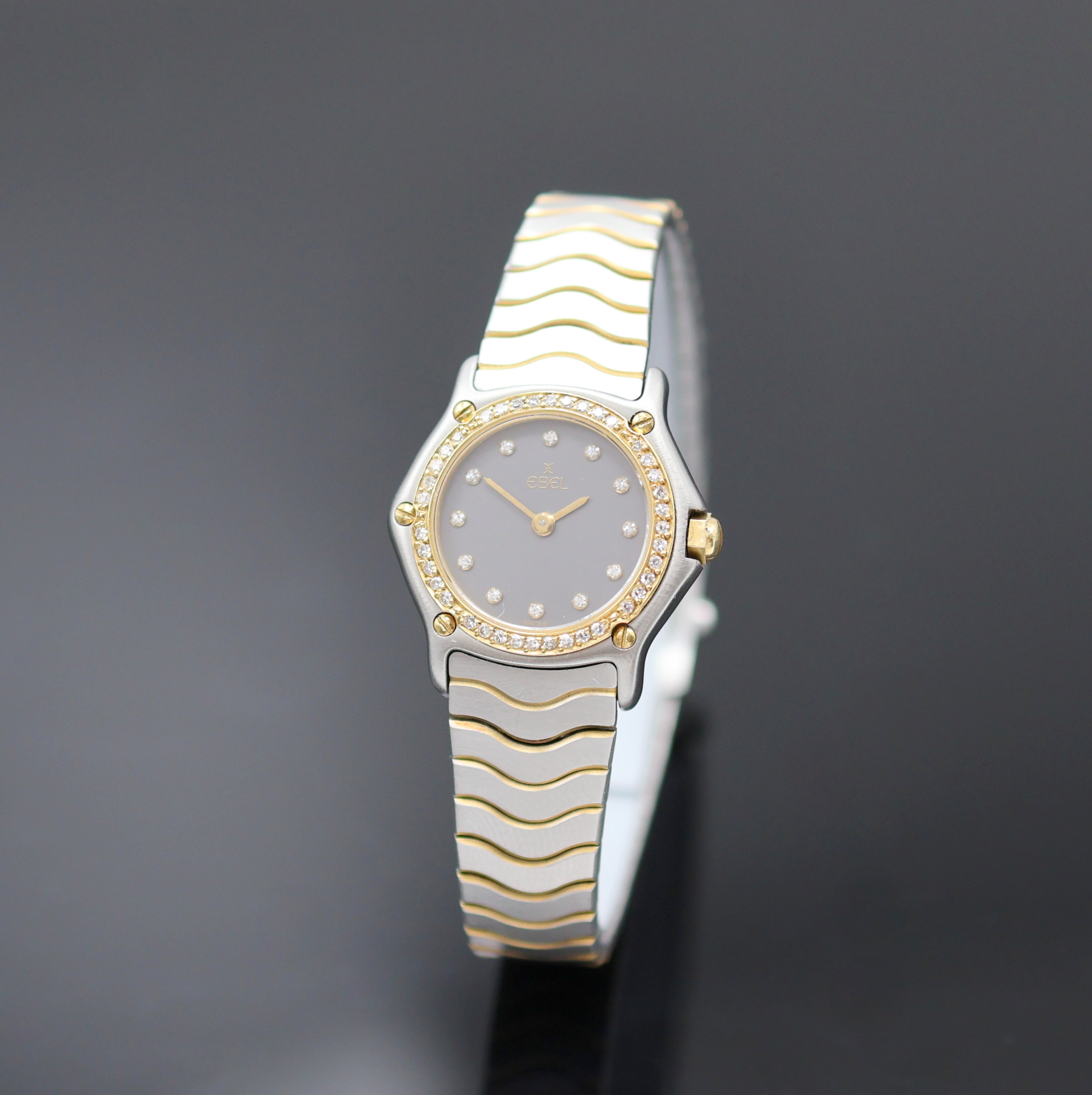 Image 26988773 - EBEL Damenarmbanduhr Referenz 166902, Schweiz 1980er Jahre, quarz, zweit. Geh. in ...