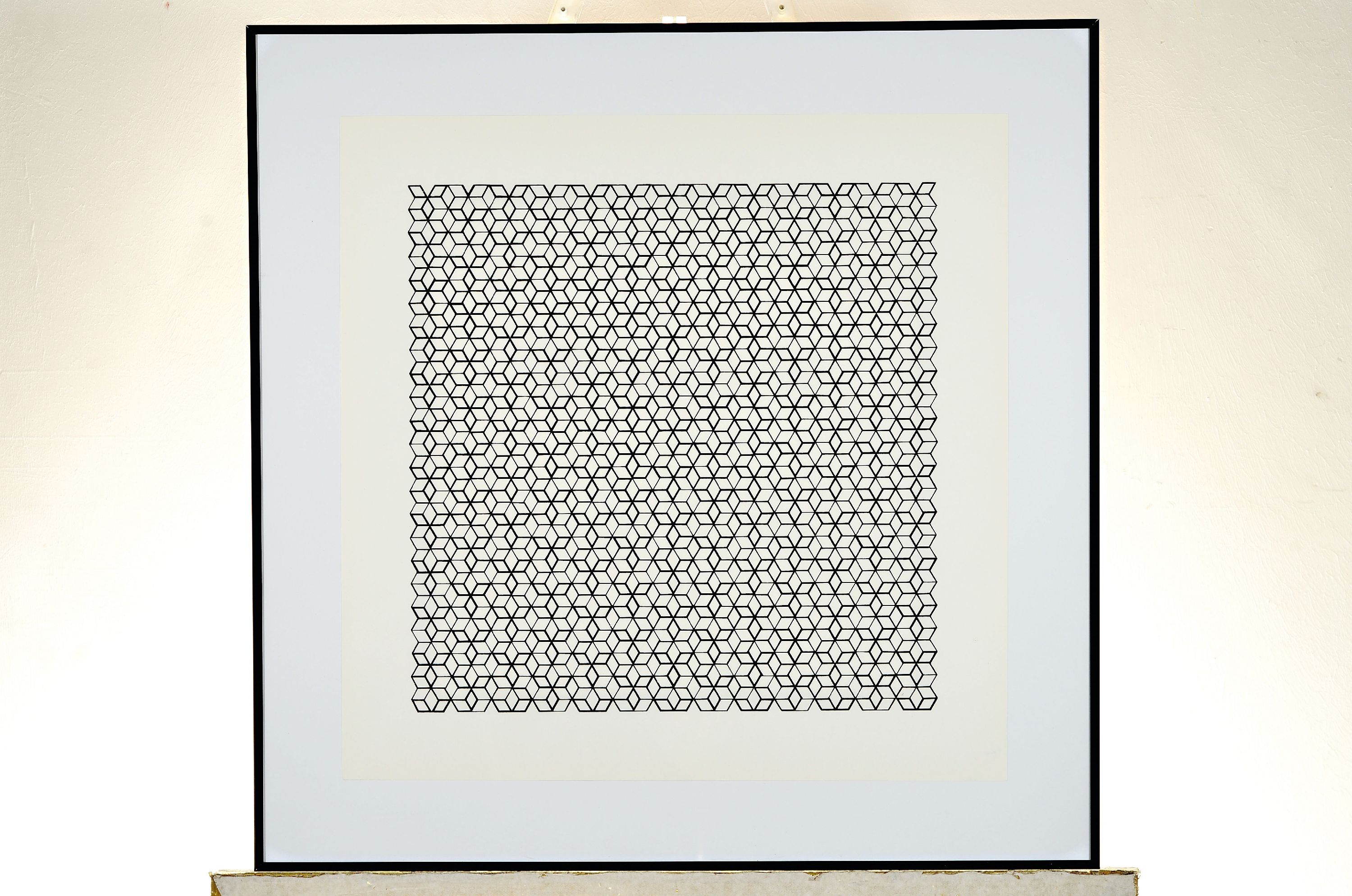 Detail k: Rudolf Kämmer, 1935 Rudolstadt-2019 Schongau, Nr. 4, Serigraphie, rückseitig signiert und num. 13/50, ca. 44x44cm, u.Gl., R. ca. 71x71cm, ...