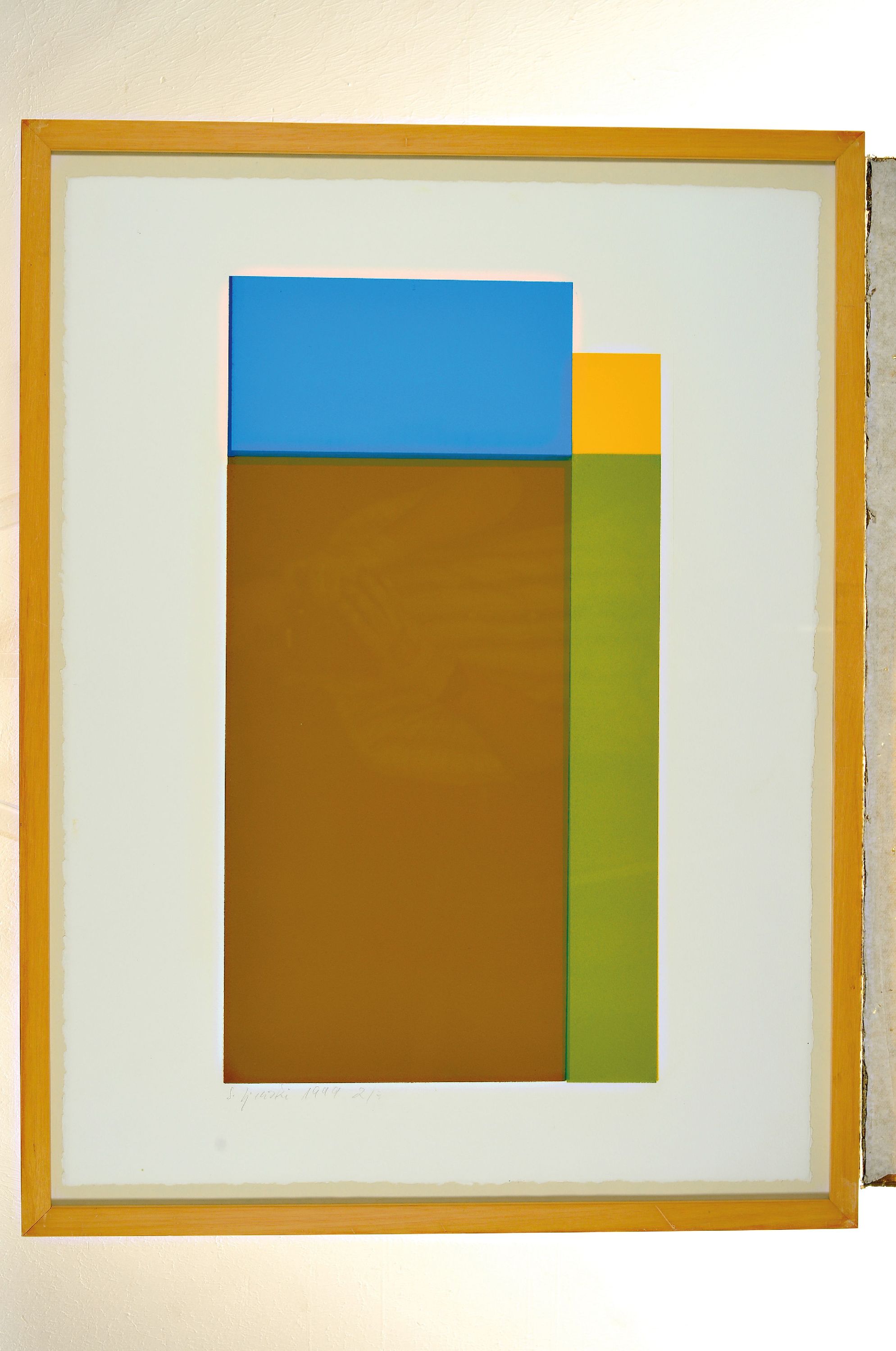 Detail l: Siegfried Ijewski, geb. 1941 Osterode/ Ostpreussen, 2 Farbsiebdruck, beide sign. und dat. 1999, num. 2/3 und 2/4, Blattgr. je ca. 75x57cm, u.Gl., R. ...