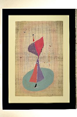 26988754k - Ernst Geitlinger, 1895 Frankfurt/Main-1972 Seeshaupt, Stehende, Tempera auf Papier, ...