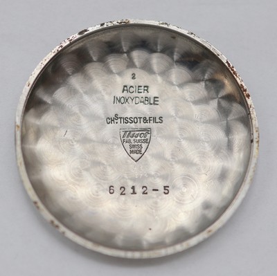 26988784g - TISSOT Armbandchronograph in Stahl Referenz 6212-5, Schweiz um 1945, Handaufzug, 3-tlg. ...