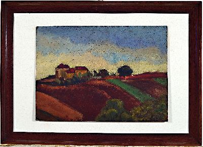 26988790k - Andre Utter, 1886-1948 Paris, ´Les presses en Beaujolais, 1921´ so verso bezeichnet, ...