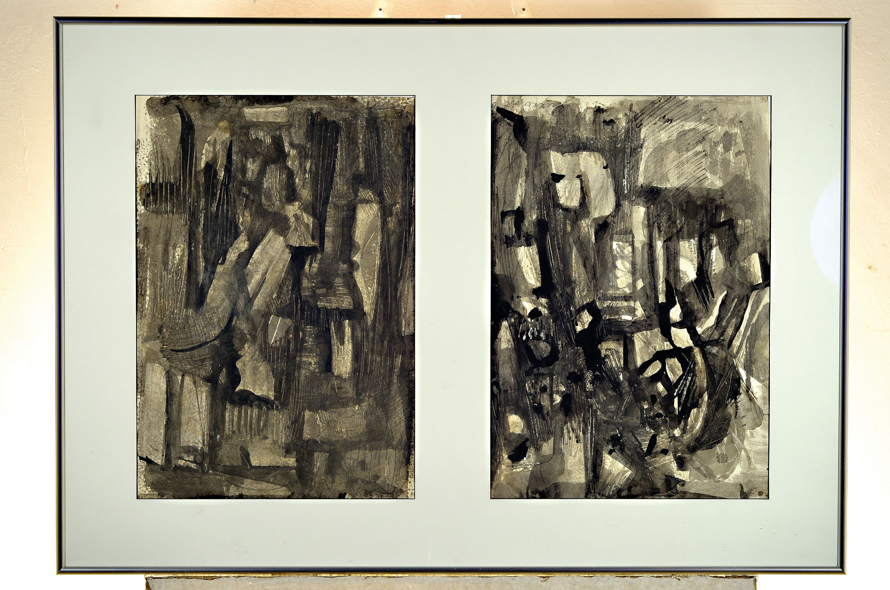 Image 26988833 - Rudi Baerwind, 190 Mannheim bis 1982, drei Aquarelle, aus der Serie Grain (Schwandorf), ...