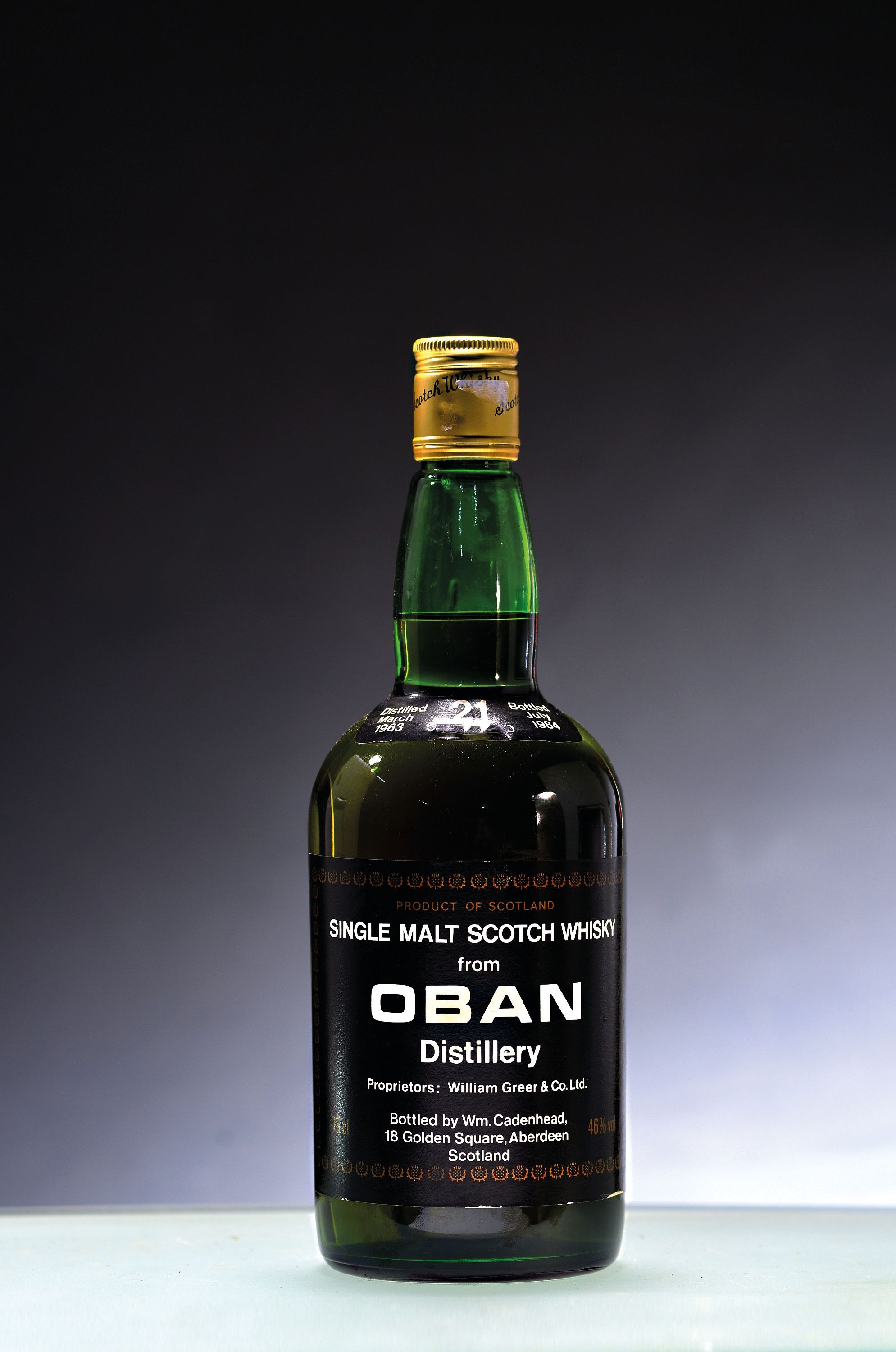 Image 26988847 - 1 Flasche 1963 Oban, abgefüllt 1984 von William Cadenhead, Single Malt, ca. 75cl, ...