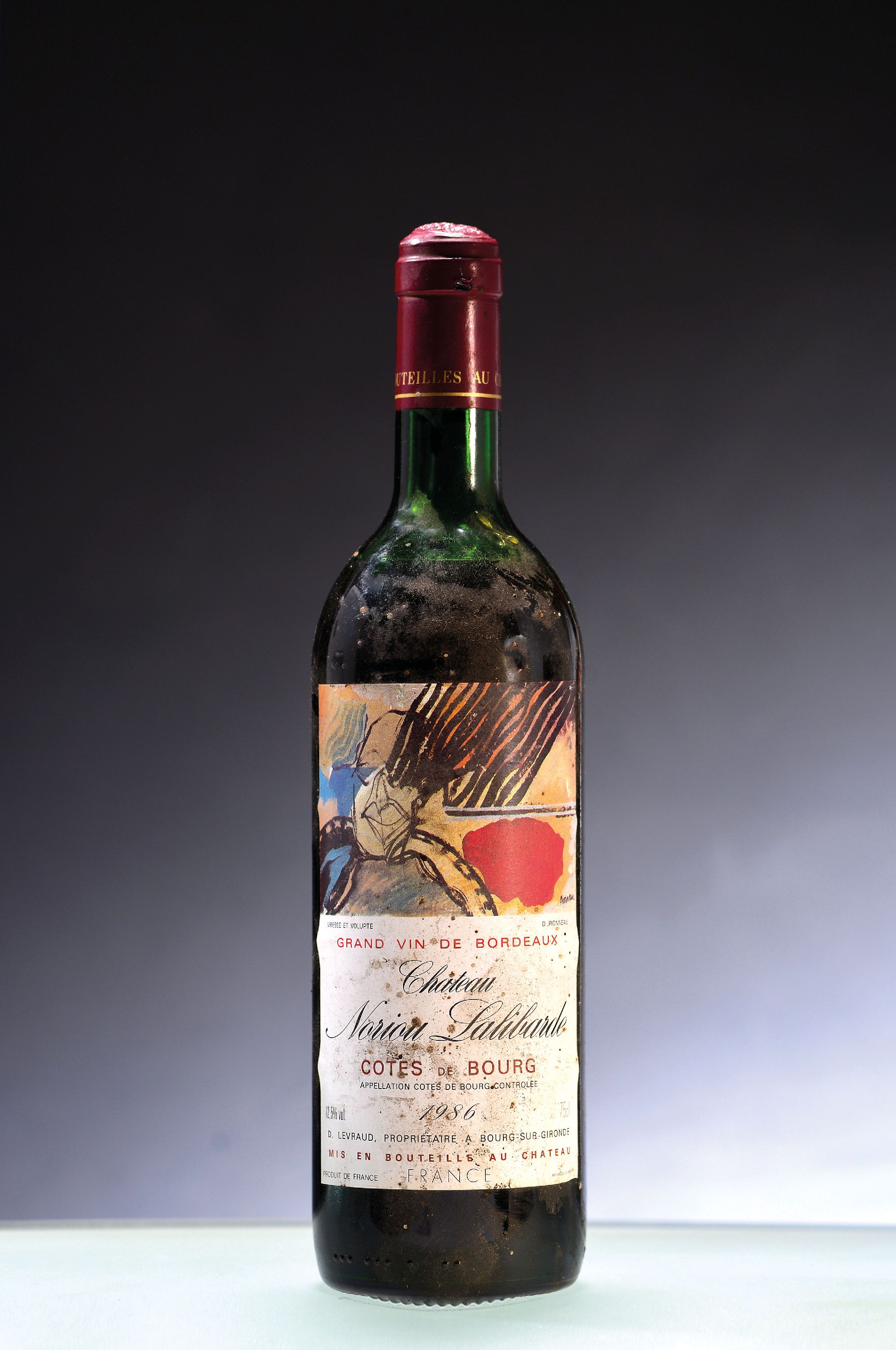 Image 26988861 - 1 Flasche 1986 Chateau Noriou Lalibarde, Cotes de Bourg, 75cl, 12,5%Vol., lower mid ...