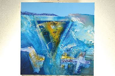 26988822k - Klaus Heinrich Keller, 1938-2018, Ohne Titel, Acryl auf Lwd, links oben sign. und dat. ...