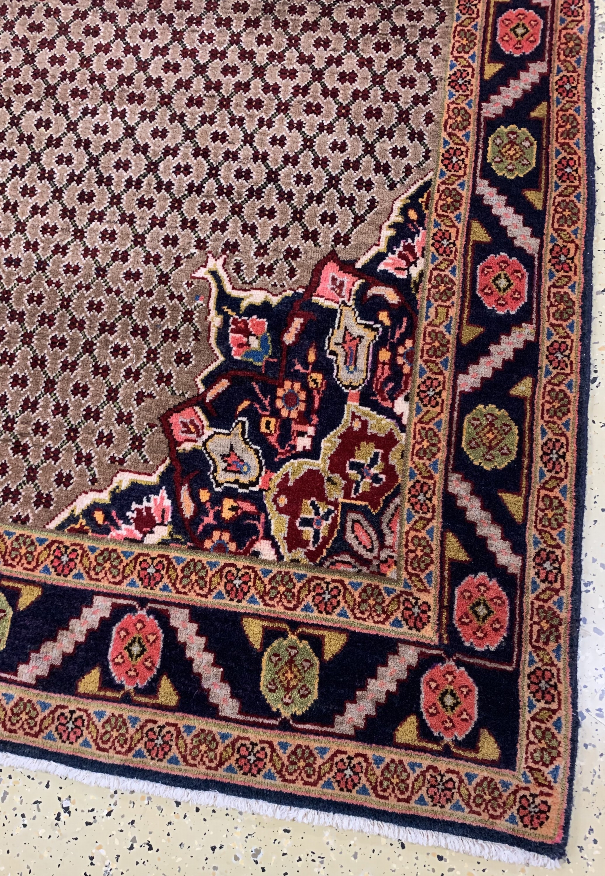 Detail a: Koliai, Persien, Mitte 20.Jhd, Wolle auf Baumwolle, ca. 303 x 163 cm, EHZ: 2