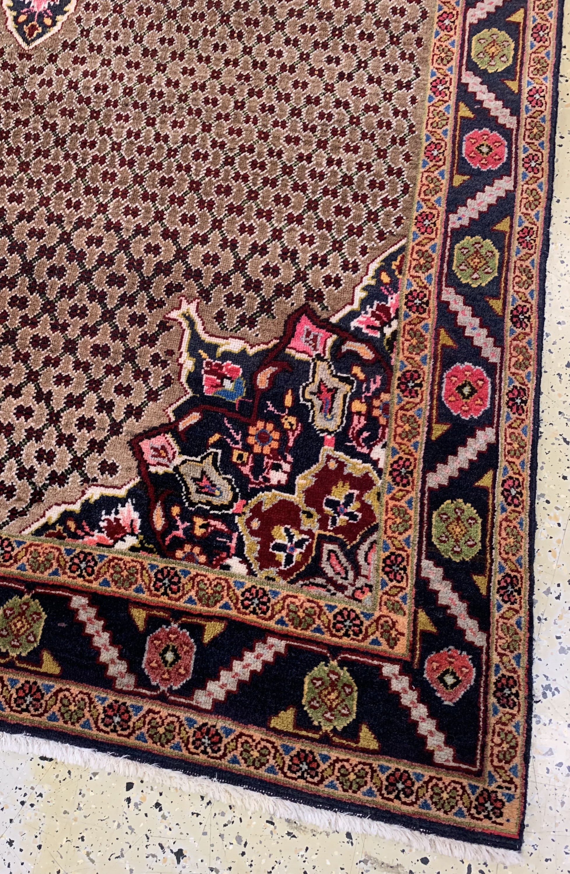 Detail d: Koliai, Persien, Mitte 20.Jhd, Wolle auf Baumwolle, ca. 303 x 163 cm, EHZ: 2