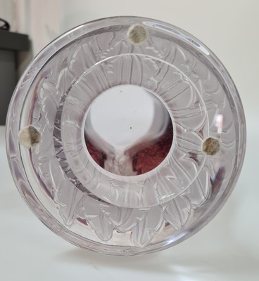 26989915h - Papageienvase, Lalique, 1990er-Jahre, am Boden signiert und nummeriert, Ed. 32/99, ...