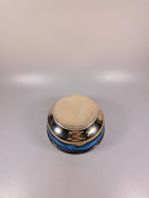 26989930d - Silberschale mit Emaildekor, Georg Jensen, Dänemark, 925er Silber, Silberfond, innen ...