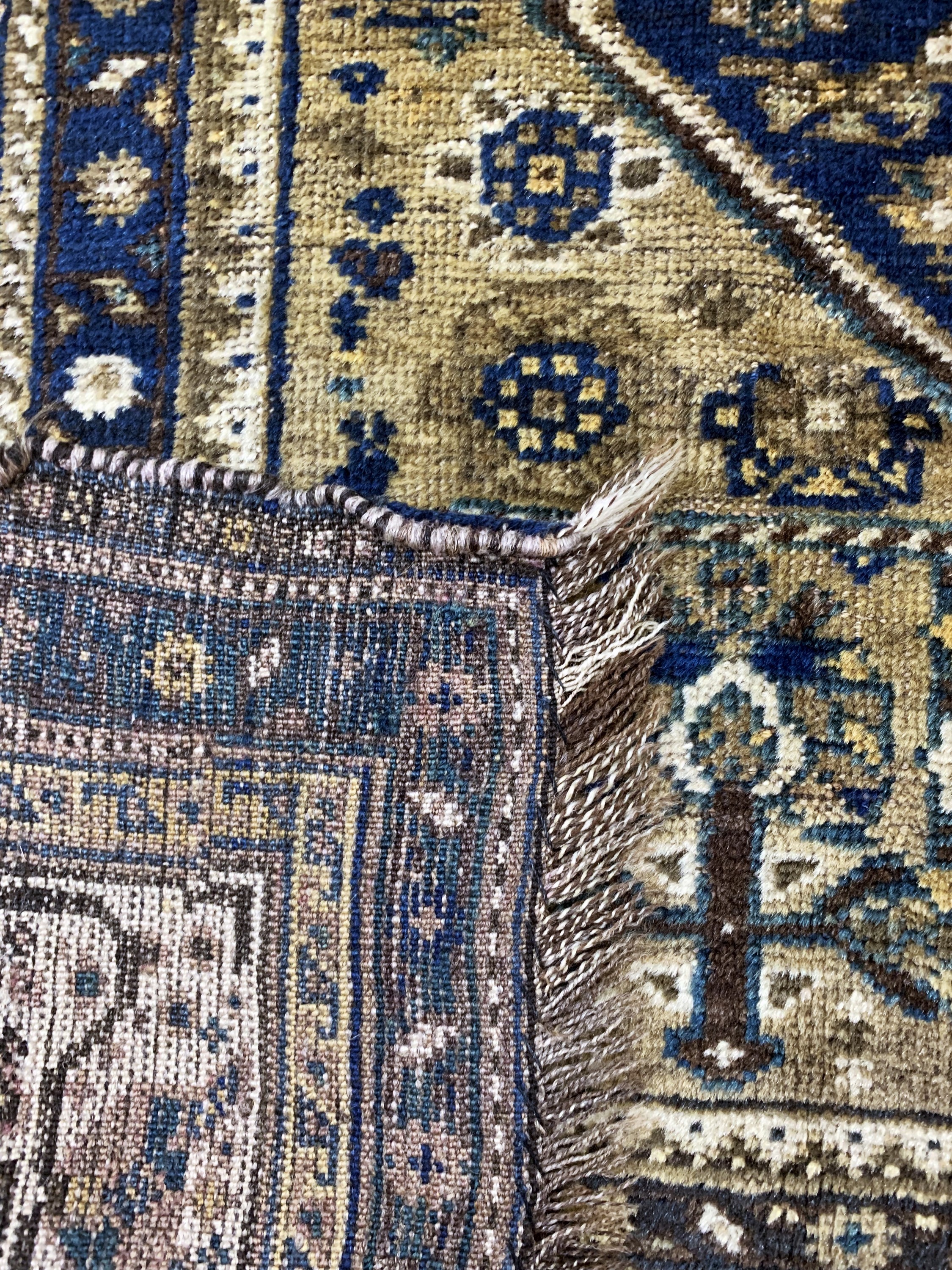 Detail i: Ghaschgai antik, Persien, 19.Jhd, Wolle aufWolle, ca. 285 x 211 cm, EHZ: 3