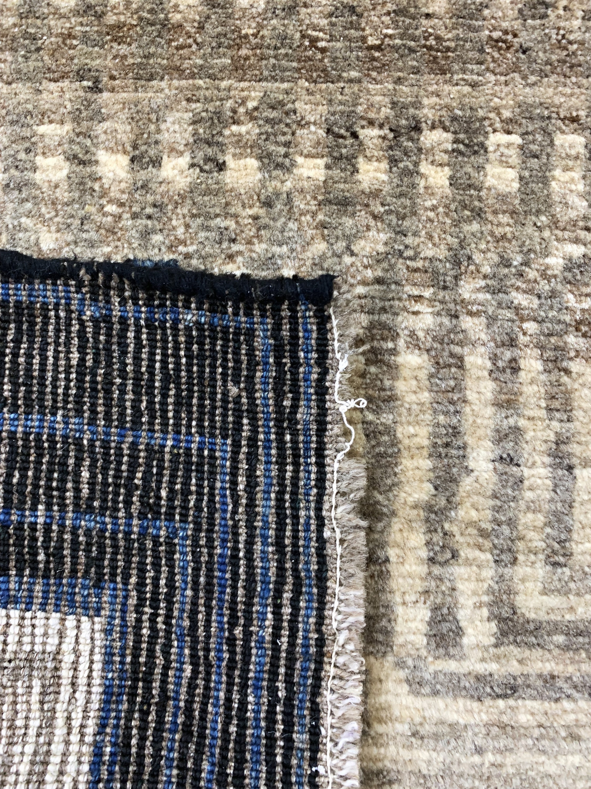 Detail f: Gabbeh alt, Persien, Mitte 20.Jhd, Wolle auf Wolle, ca. 210 x 160 cm, EHZ: 2