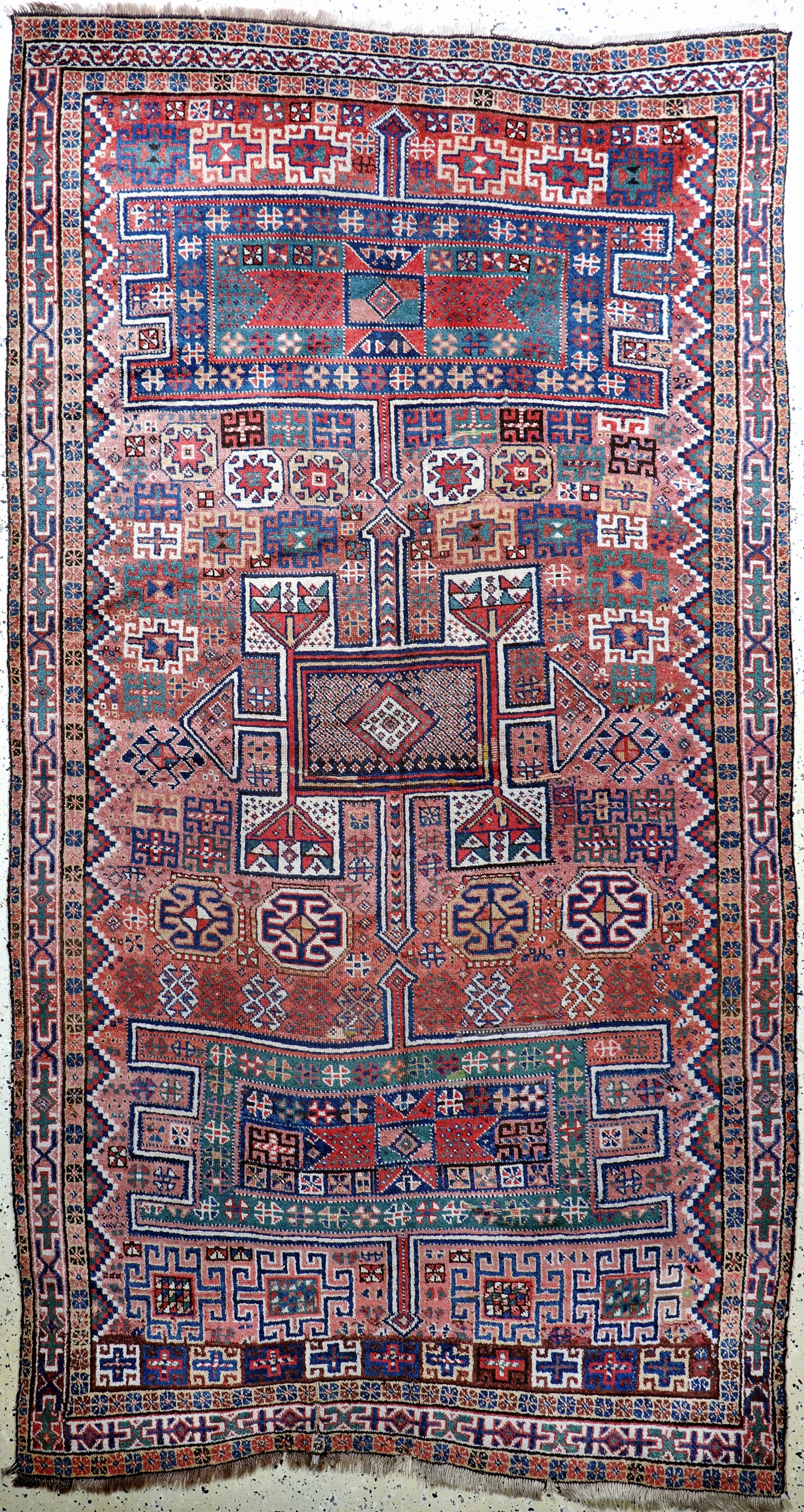 Khorasan Kordi antik, Persien, 19.Jhd, Wolle auf Wolle, ca. 265 x 145 cm, EHZ: 4