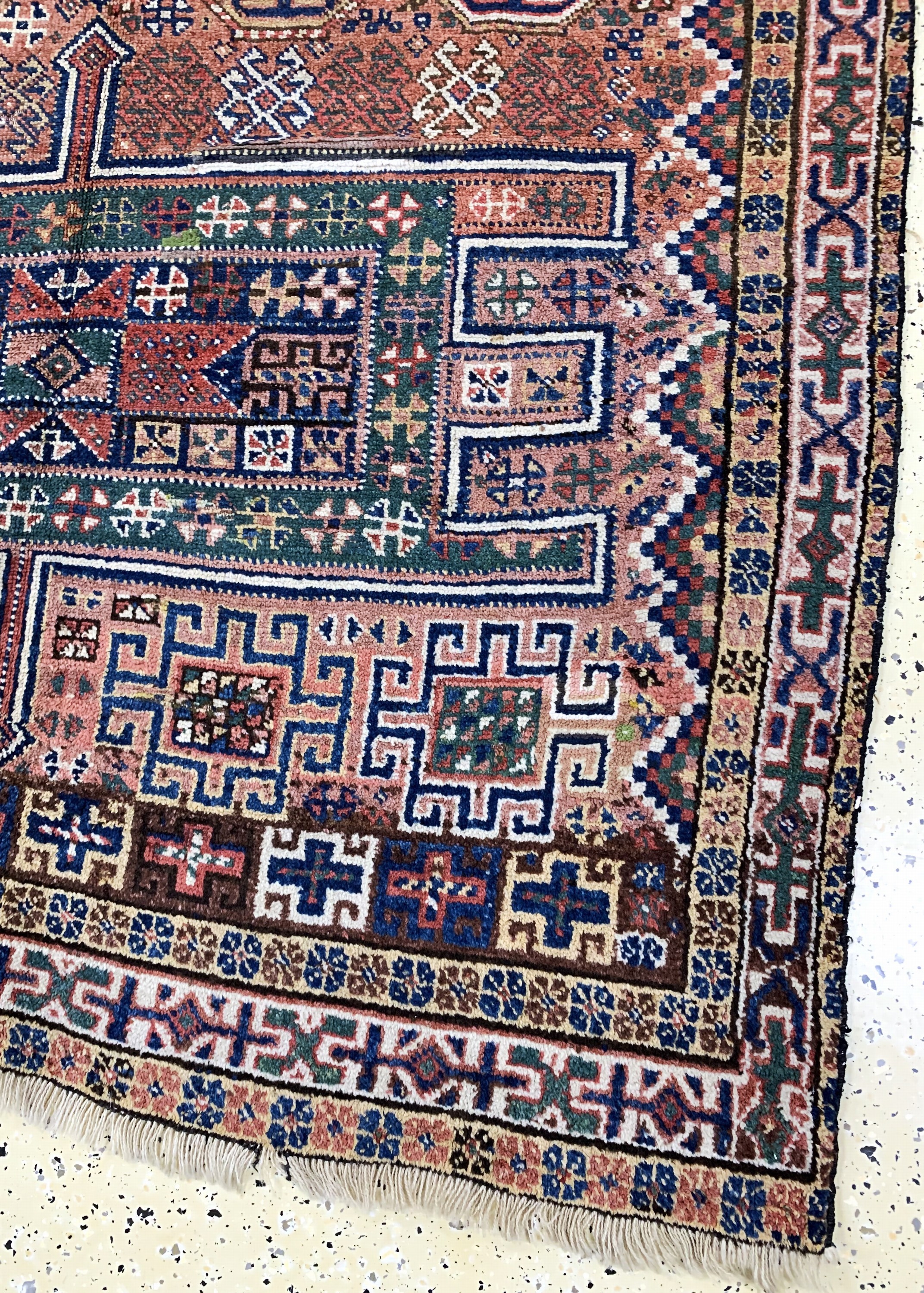 Detail a: Khorasan Kordi antik, Persien, 19.Jhd, Wolle auf Wolle, ca. 265 x 145 cm, EHZ: 4