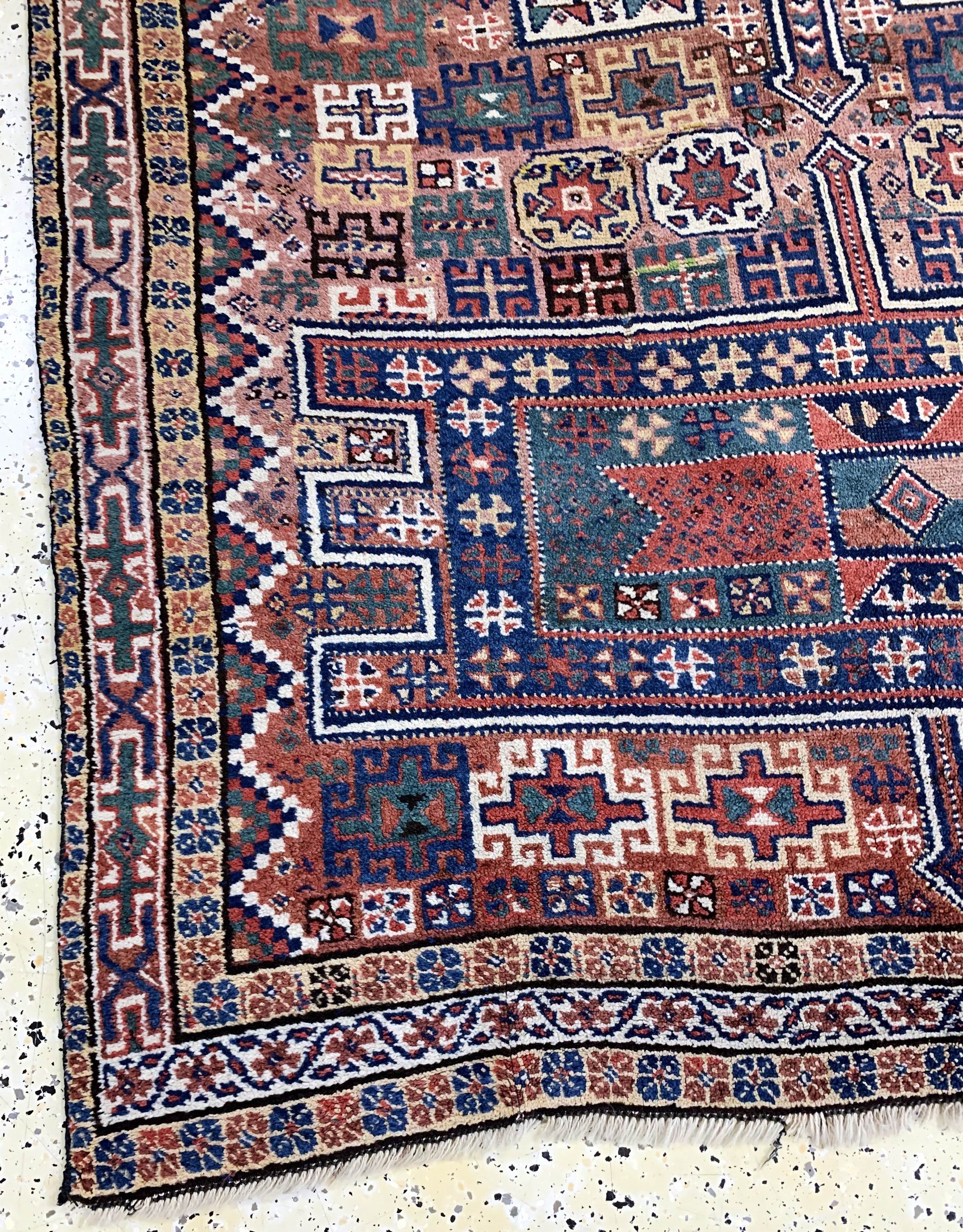 Detail f: Khorasan Kordi antik, Persien, 19.Jhd, Wolle auf Wolle, ca. 265 x 145 cm, EHZ: 4