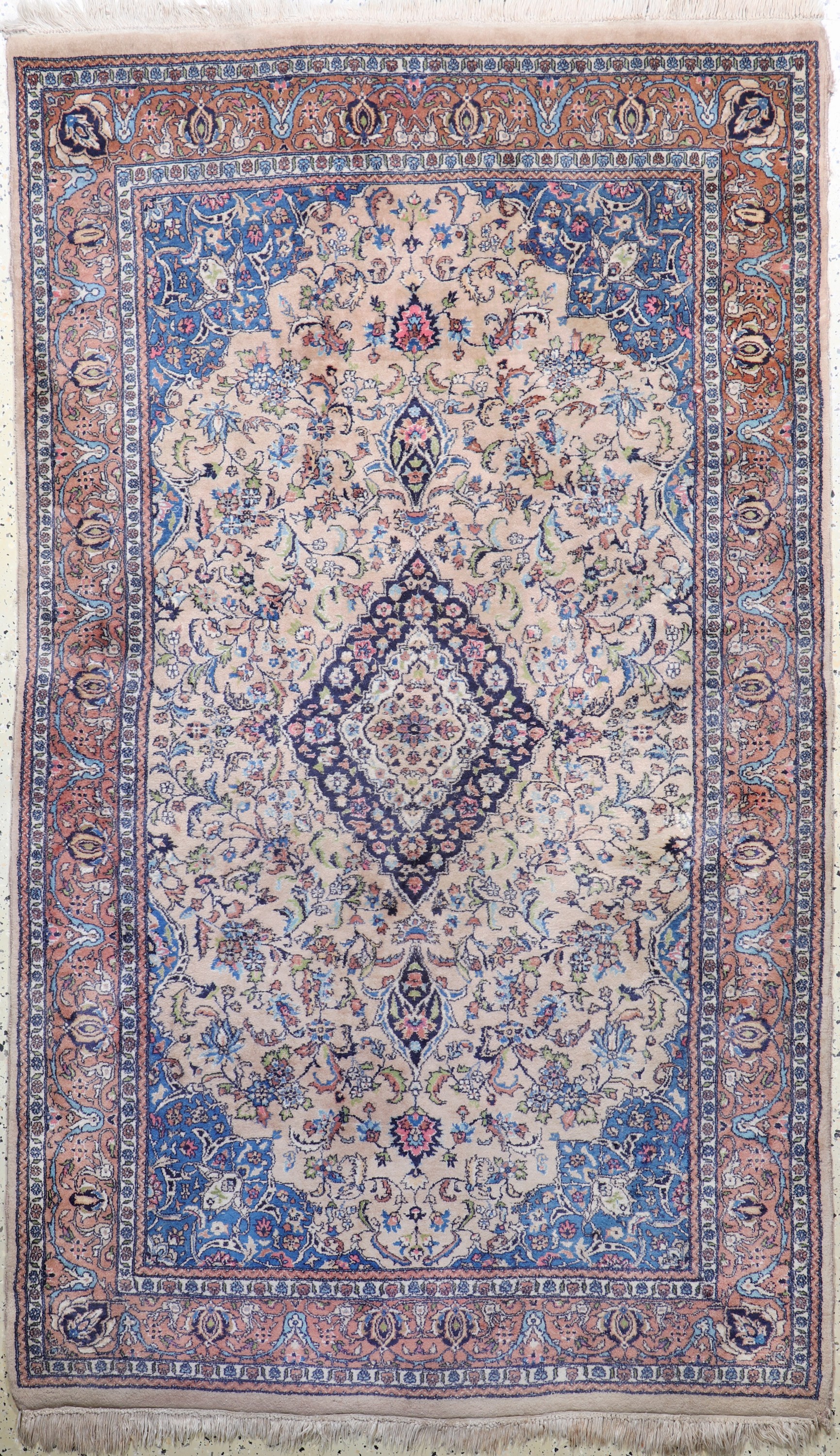 Lahor, Pakistan, Mitte 20.Jhd, Wolle auf Baumwolle, ca. 230 x 135 cm, EHZ: 2