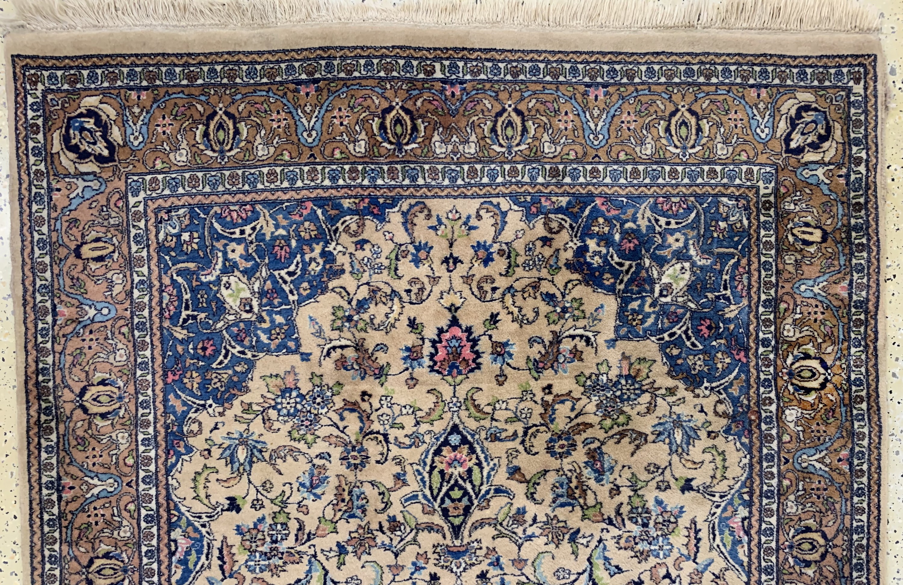 Detail a: Lahor, Pakistan, Mitte 20.Jhd, Wolle auf Baumwolle, ca. 230 x 135 cm, EHZ: 2