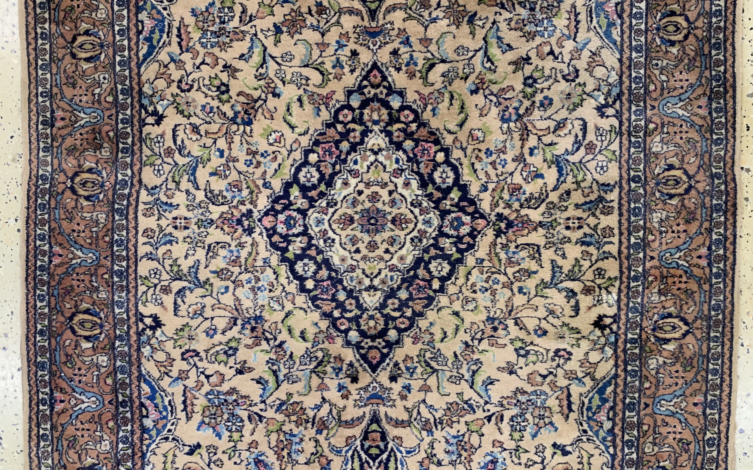 Detail b: Lahor, Pakistan, Mitte 20.Jhd, Wolle auf Baumwolle, ca. 230 x 135 cm, EHZ: 2