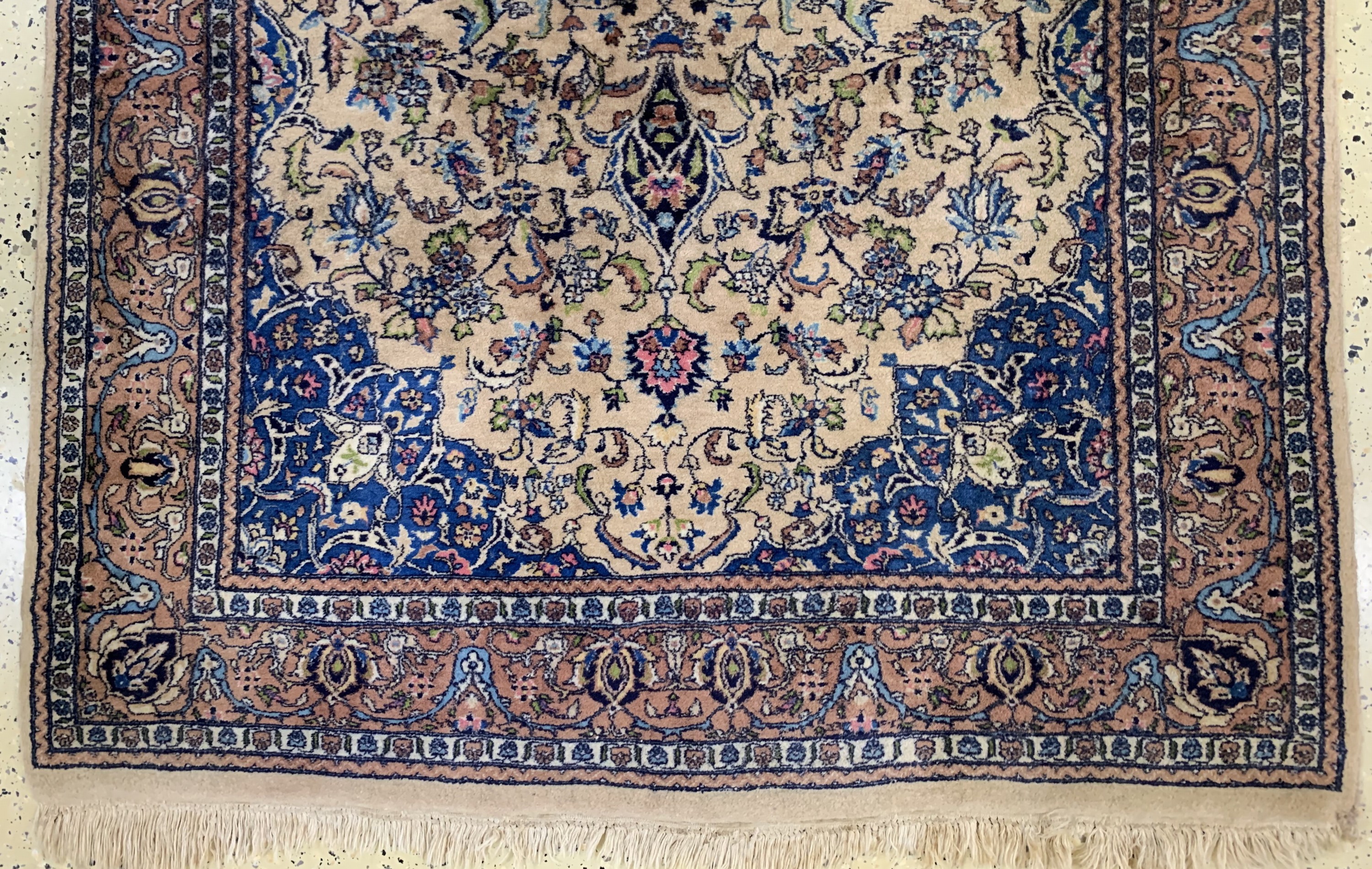 Detail c: Lahor, Pakistan, Mitte 20.Jhd, Wolle auf Baumwolle, ca. 230 x 135 cm, EHZ: 2